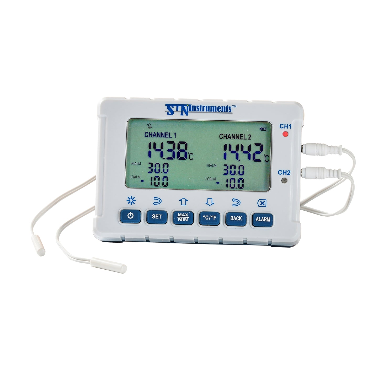MiraThermo - NTC thermometer with monitoring/event recording and data logging (-50°C to 70°C)