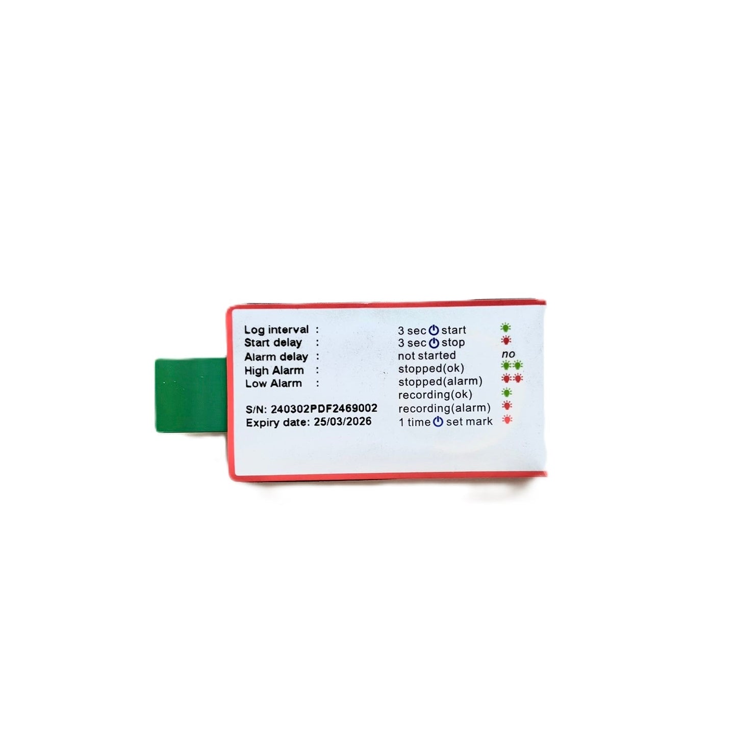 -30°C to 70°C Mini Multi-Use Temp USB PDF Data Logger