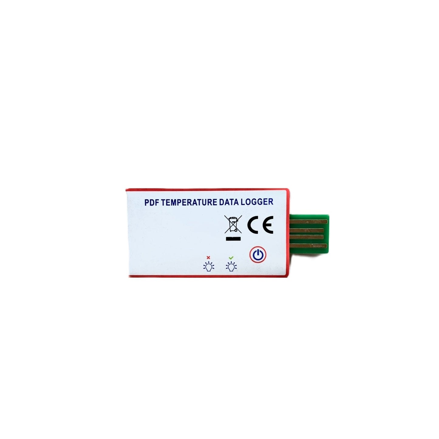 Fixed-Point Single-Use Temp USB PDF Data Logger (10 Pieces)