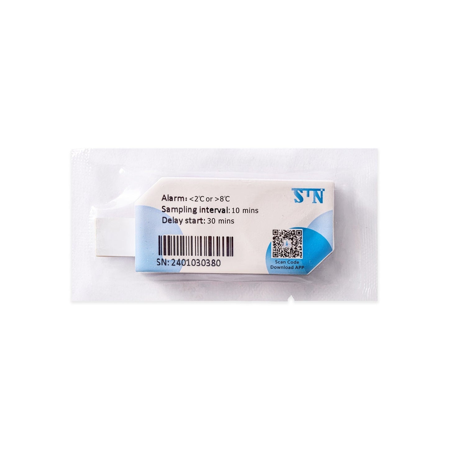 Bluetooth Fixed-Point Single-Use Temp USB PDF Data Logger (10 Pieces)