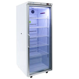 24 Cu. Ft. Glass Door Upright Refrigerator