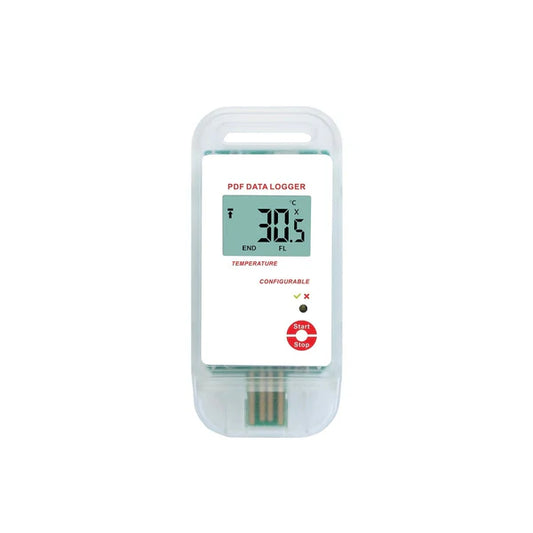 -30°C to 70°C 3-Use Temp USB PDF Data Logger w/ Display (5 Pieces)