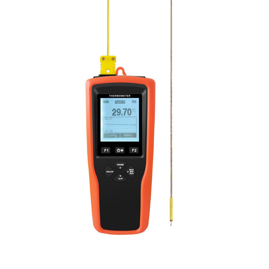 High Accuracy 1/2/4-Channel Thermocouple Meter w/ Data Logging