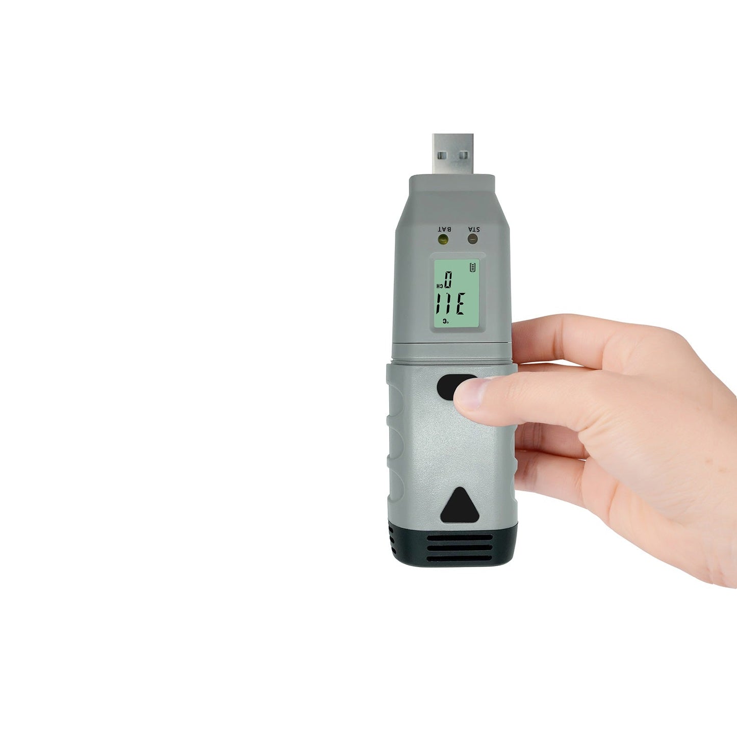 Multi-Use Temp+RH+Dewpoint USB Data Logger w/ Display