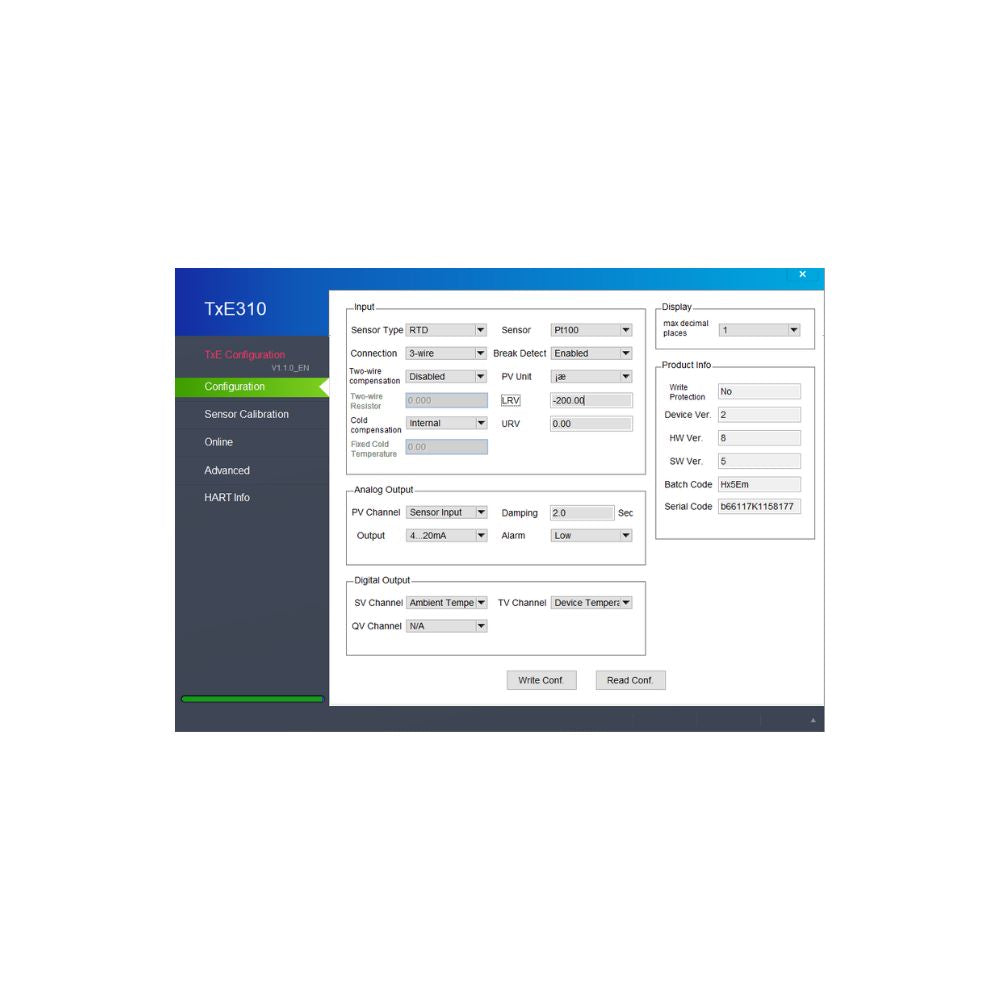 61xxx Series Temperature Transmitter Programmer