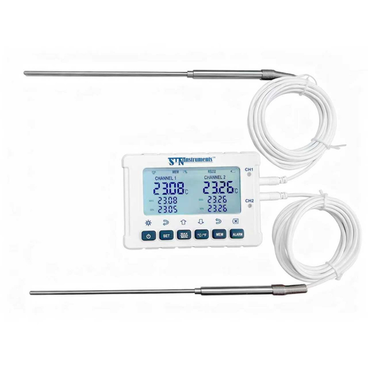 MiraThermo- High accuracy platinum thermometer with monitoring/event recording and data logging (-90°C to 200°C)