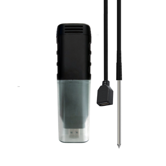 High Accuracy Multi-Use Temp USB PDF Data Logger Large Storage w/ Display
