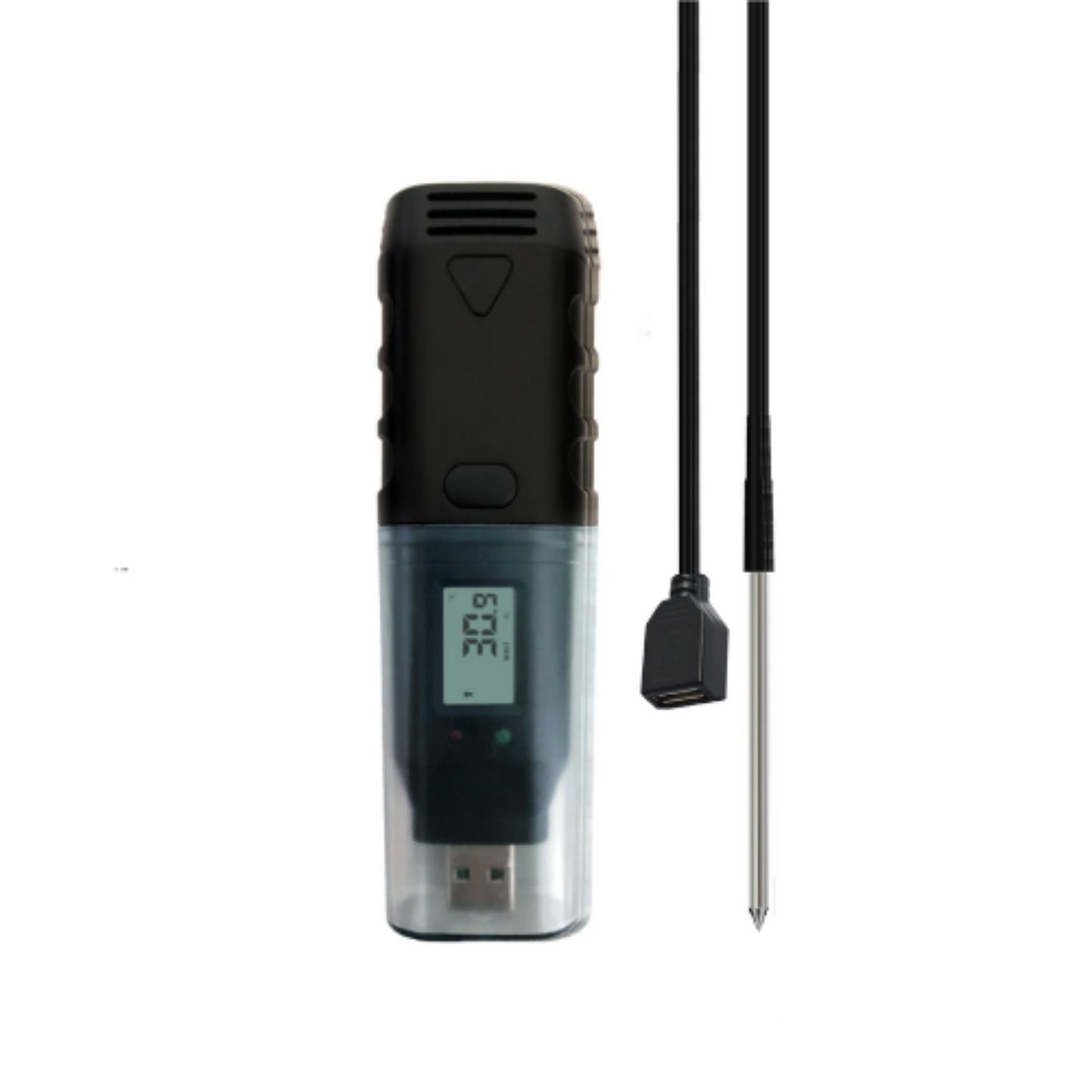 High Accuracy Multi-Use Temp USB PDF Data Logger Large Storage w/ Display