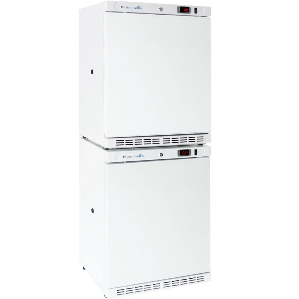4 Cu. Ft. Combination Solid Door Refrigerator & 4 Cu. Ft. Solid Door Freezer