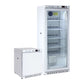 10 Cu. Ft. Combo Glass Door Refrigerator & 2.5 Cu. Ft. Solid Door Freezer
