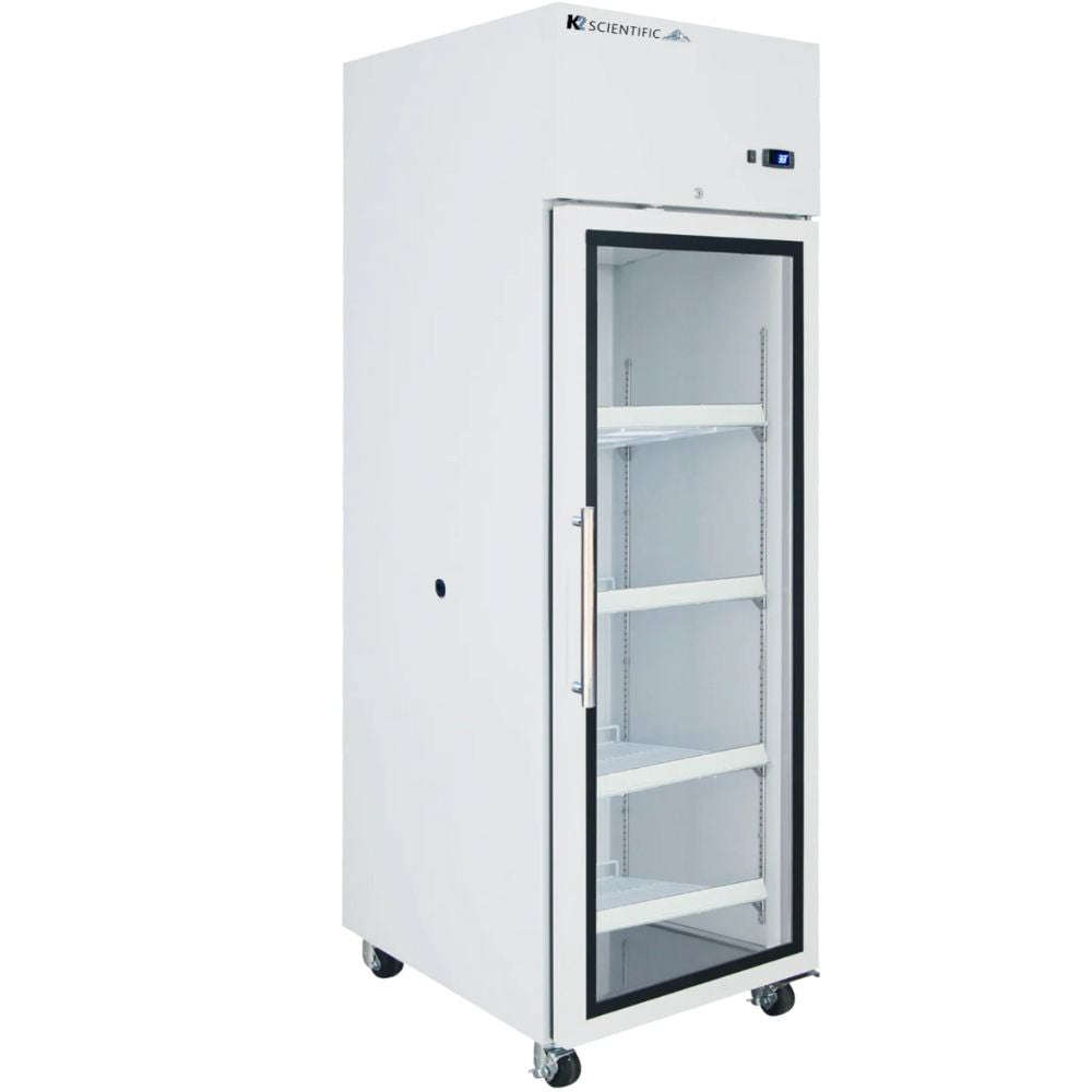 23 Cu. Ft. High Performance Glass Door Upright Refrigerator