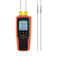 High Accuracy 1/2/4-Channel Thermocouple Meter w/ Data Logging