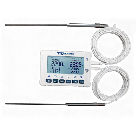 MiraThermo - Accurate platinum thermometer with monitoring/event recording (-90°C to 200°C)
