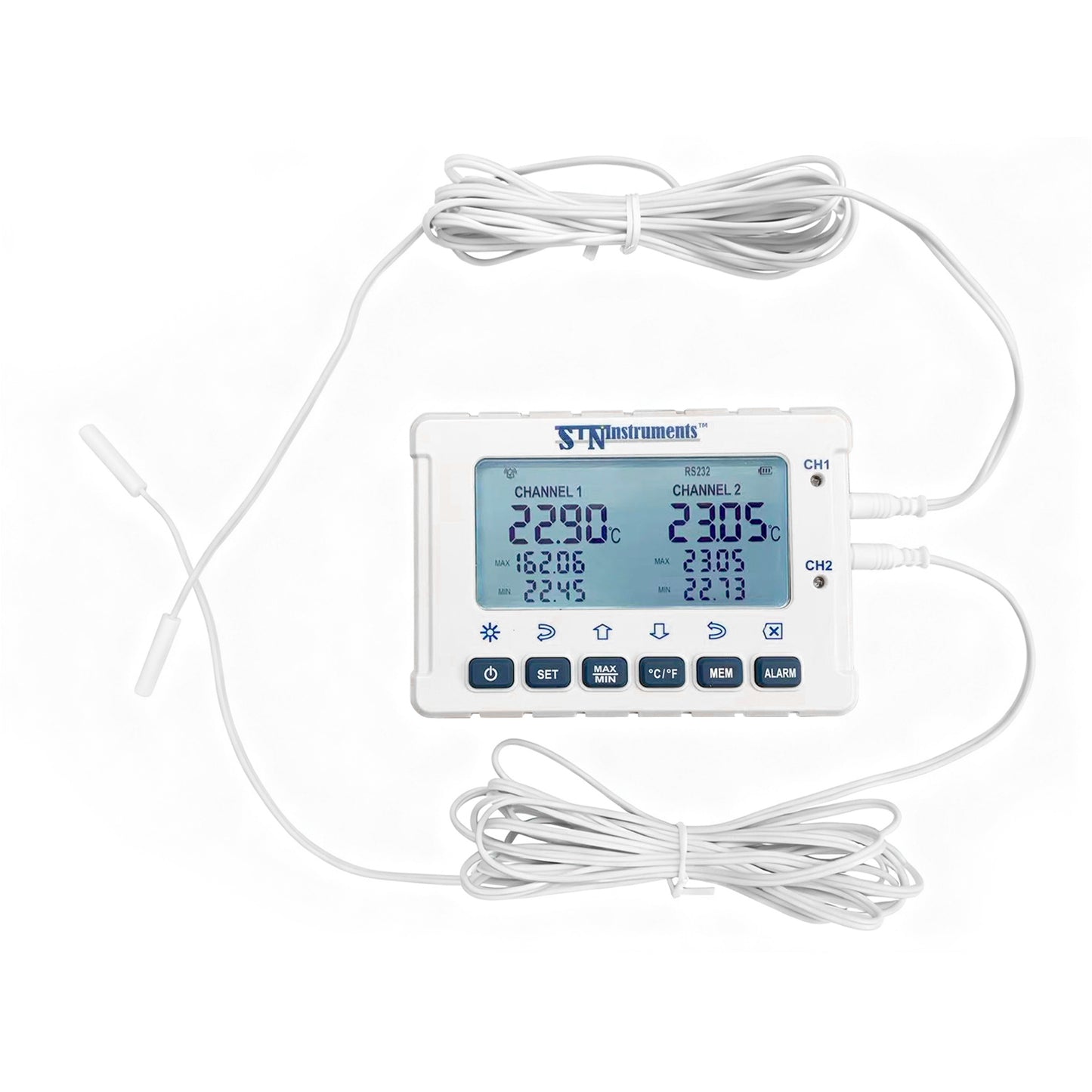MiraThermo - NTC thermometer with monitoring/event recording (-50°C to 70°C)