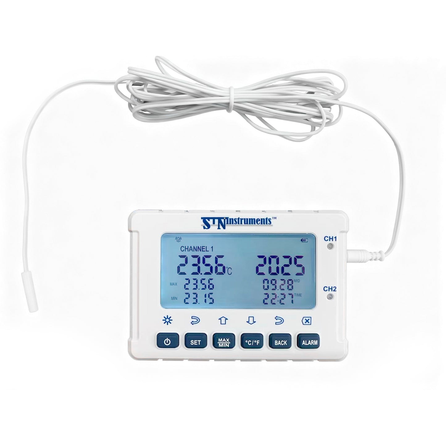 MiraThermo - NTC thermometer with monitoring/event recording (-50°C to 70°C)