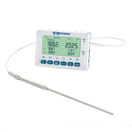MiraThermo - Refri/Freezer temperature monitor with event recording/data logging (single-channel)