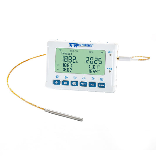 MiraThermo - Cryogenic temperature monitor with event recording/data logging