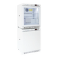 4 Cu. Ft. Combination Glass Door Refrigerator & 4 Cu. Ft. Solid Door Freezer